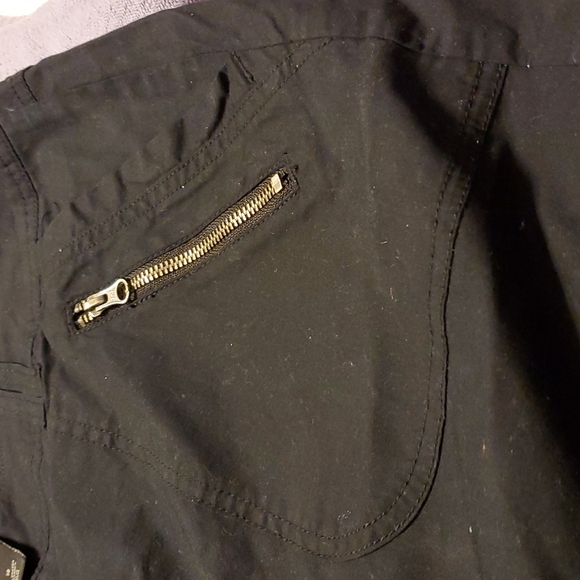 Lane Bryant SZ 18 Black cotton shorts,see pics,pockets front & back lightweight - Picture 5 of 8